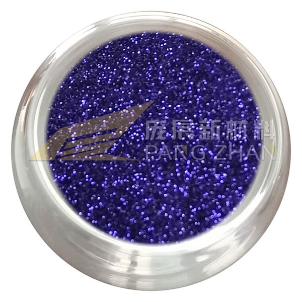 Heat and solvent resistant glitter powder for glitter tiles paint
